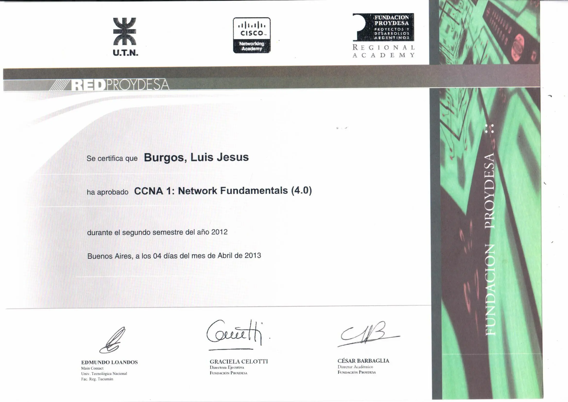 Certificado CCNA